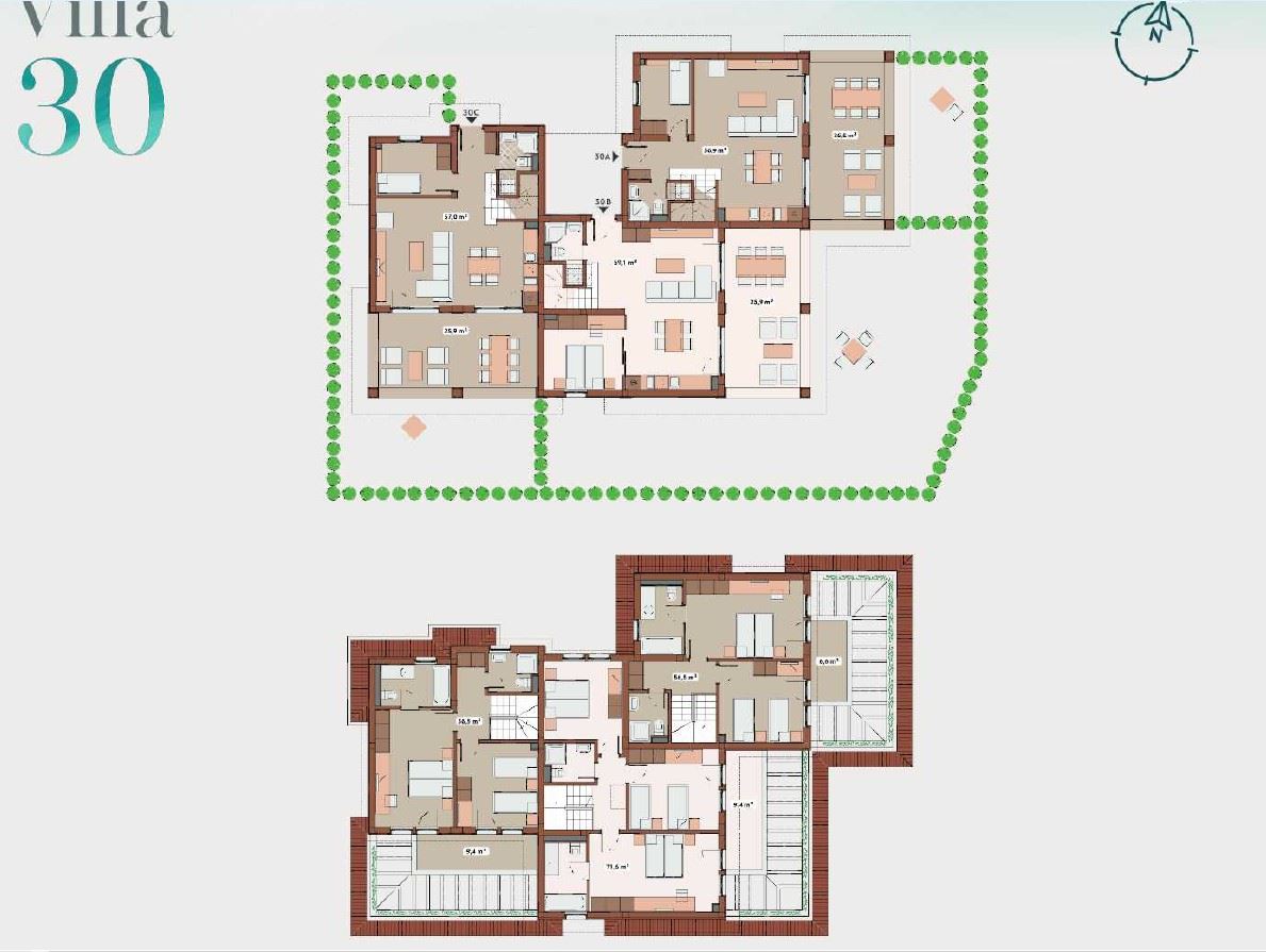 Двухэтажный таунхаус в комплексе «Green Life», Созополь – стильная жизнь в нескольких шагах от пляжа