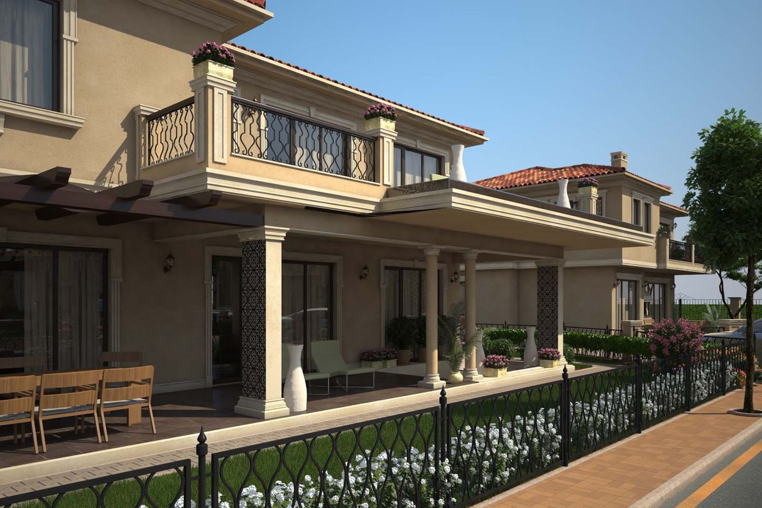  Двухэтажный дом с двумя спальнями и парковочным местом в современном закрытом комплексе с долгосрочным инвестиционным потенциалом