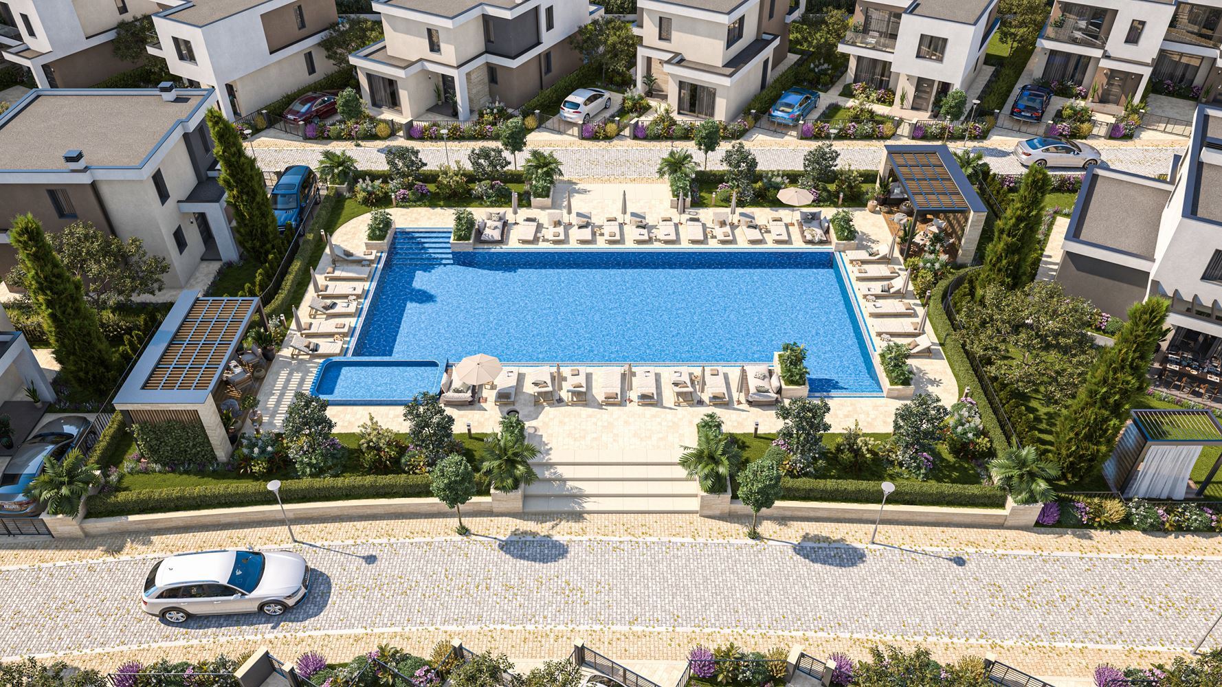 Современный двухэтажный дом в закрытом комплексе между Поморие и Сарафово – уют, безопасность и круглогодичный комфорт