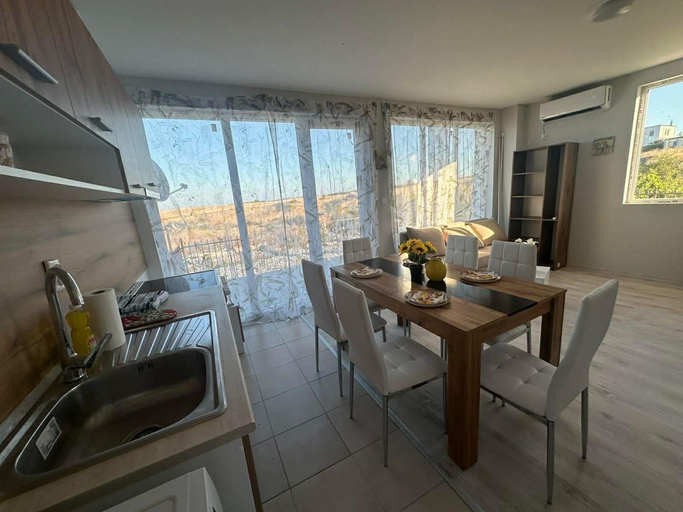 Новый одноэтажный дом с участком в Каблешково – без платы за обслуживание