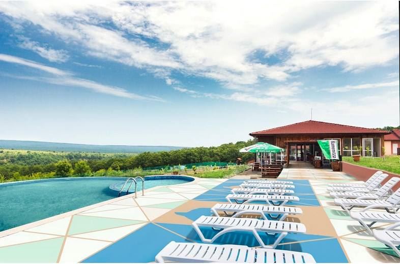 Просторный одноэтажный дом с панорамным видом в эко-комплексе на Балканских горах